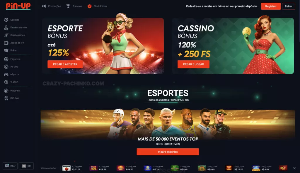 Bônus Pin-Up Cassino
