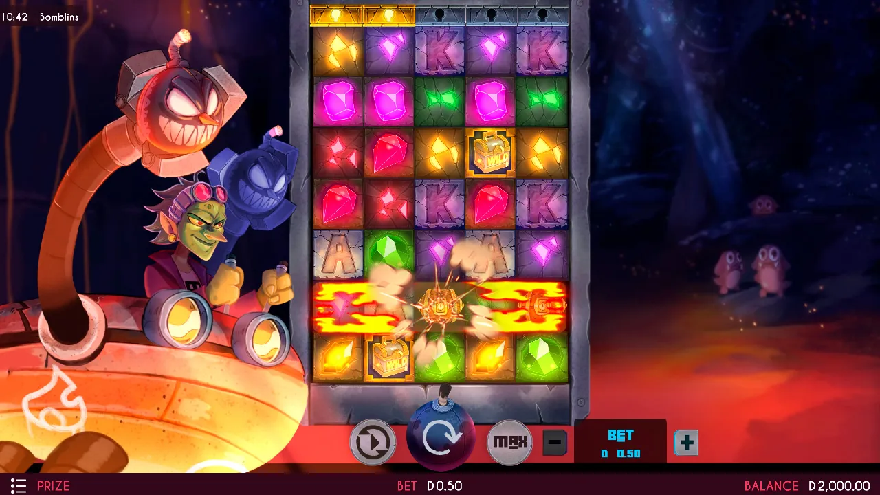 O que é o slot Golden Bomblins